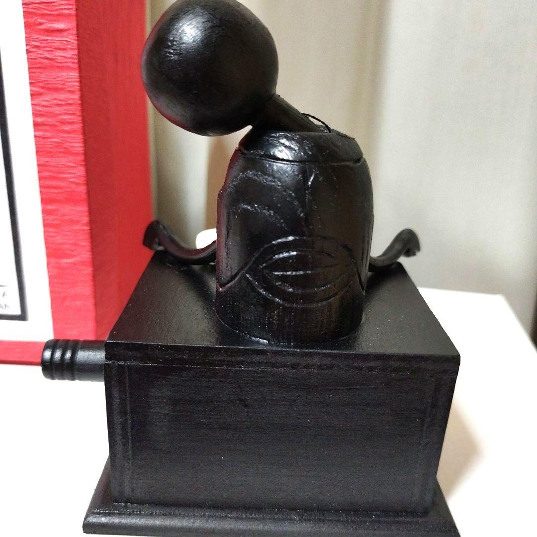 〘新品未使用〙神戸カラクリ人形木製 ユニークデザイン（酔っ払い）