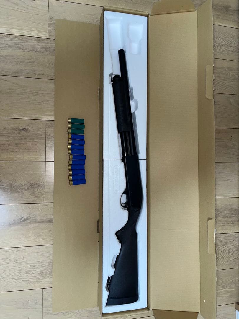 マルゼンM870ブラック　ライブカート式ガスガン