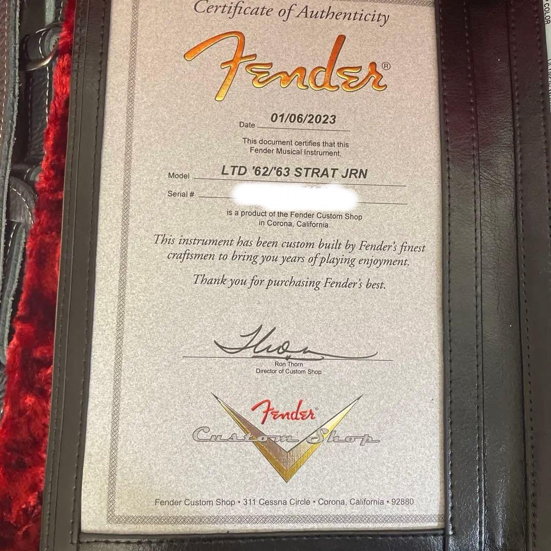 期間限定値下げ！Fender 62/63 Stratocaster