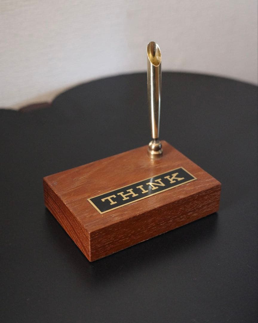 IBM 「THINK」ペンホルダー / ビンテージ / 当時物 / 非売品