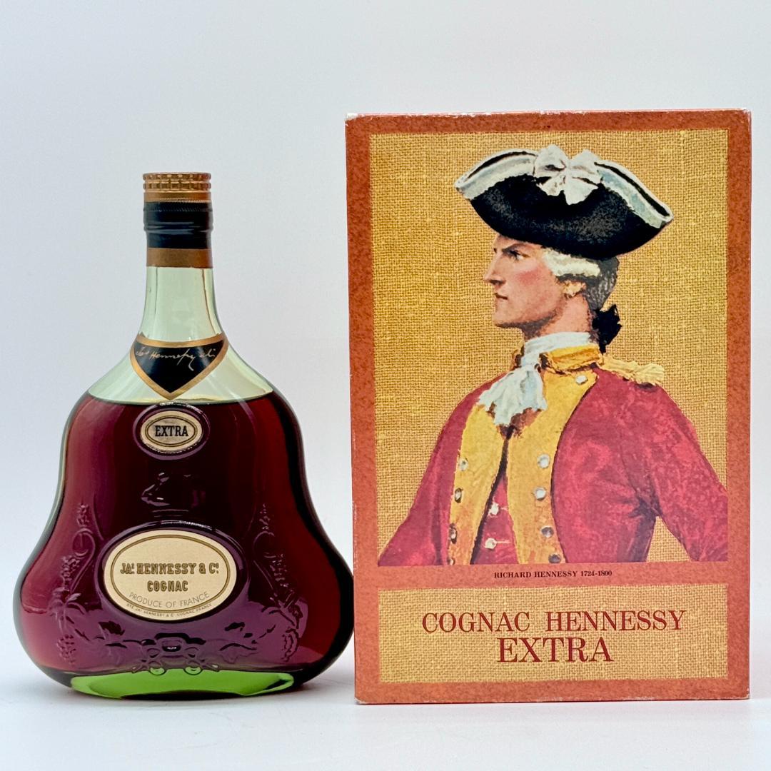 ⑰Hennessy EXTRA JASグリーンボトル　箱付