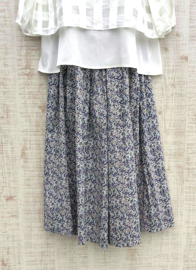 臆病猫　リバティプリント　ガウチョ　キュロット　⑥＆スマホケース