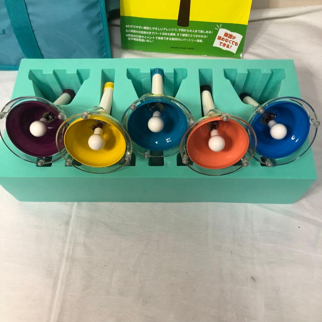 送料込★美品★ゼンオン ミュージックベル 20音 タッチ式 ZENON 教本付