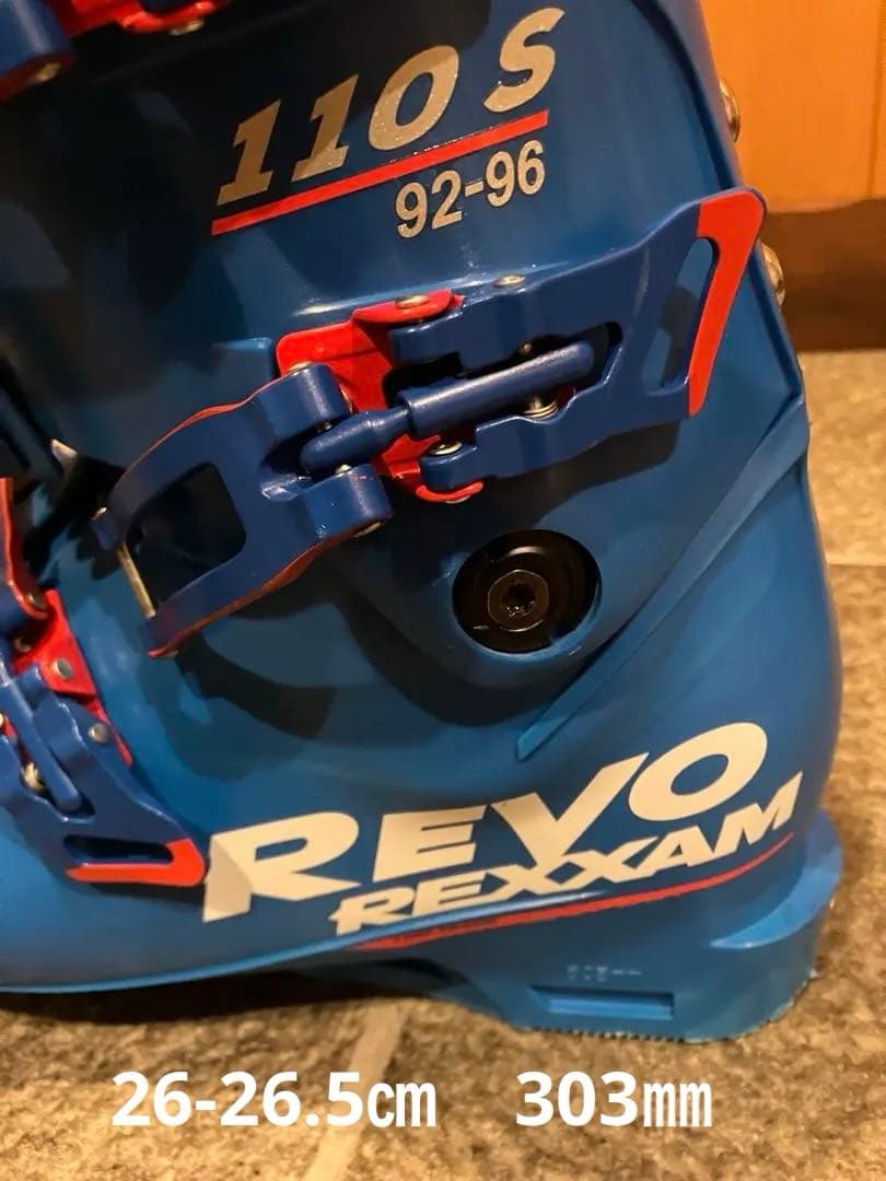 REXXAM R-EVO 110S 26.026.5 レグザム　スキーブーツ　青