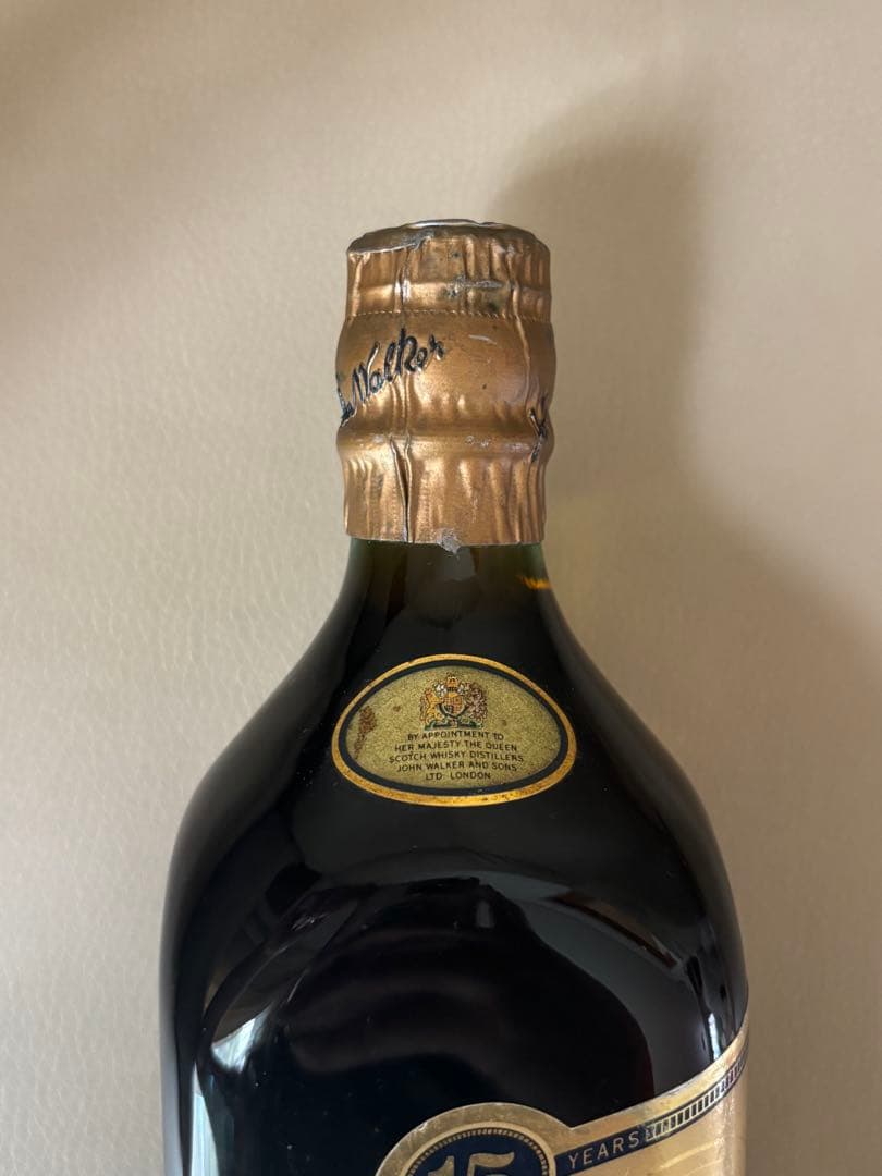 ジョニー・ウォーカー ゴールドラベル 15年750ml旧ボトル