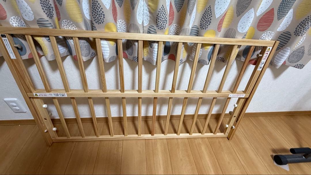 yamatoya トール　Wオープンベビーベッド　ナチュラル