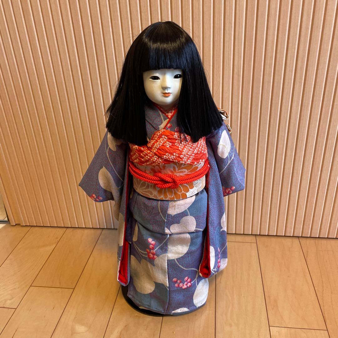 【美品】伝統工芸 市松人形 女の子 日本人形 おかっぱ 雛祭り