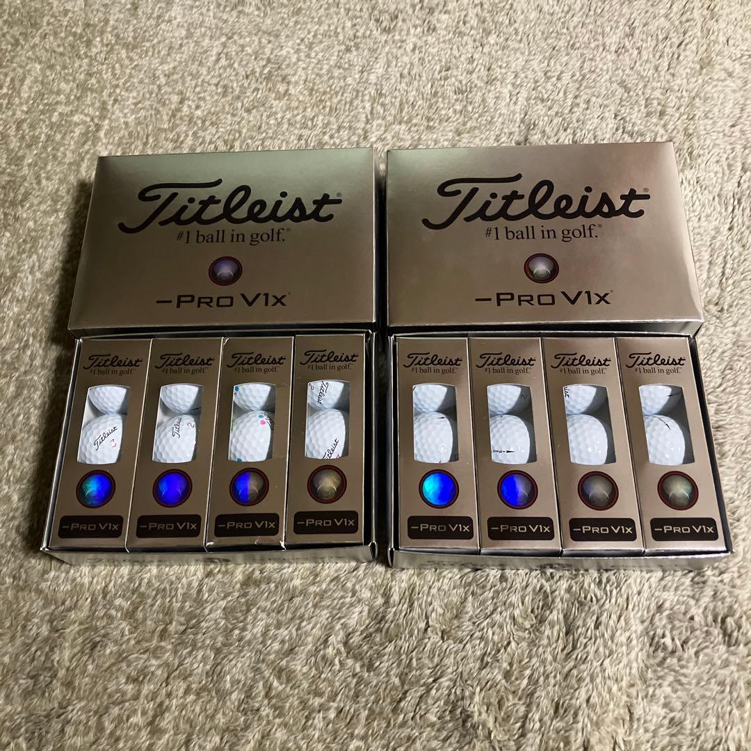 タイトリストゴルフボール Pro V1x 2ダース