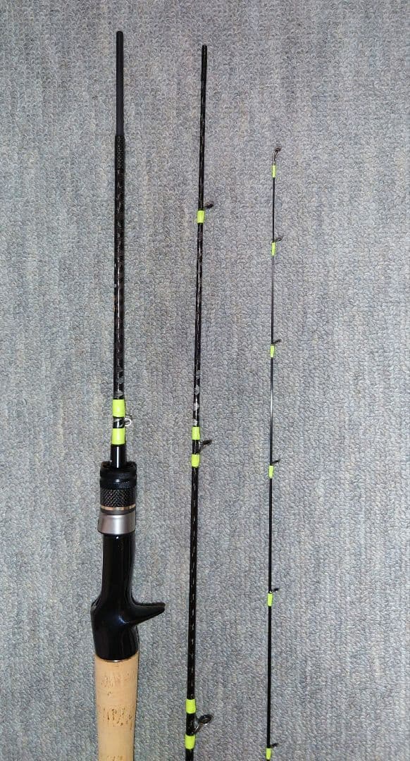 3ピース ベイトロッド マルチピース 管釣り　ベイトフィネス