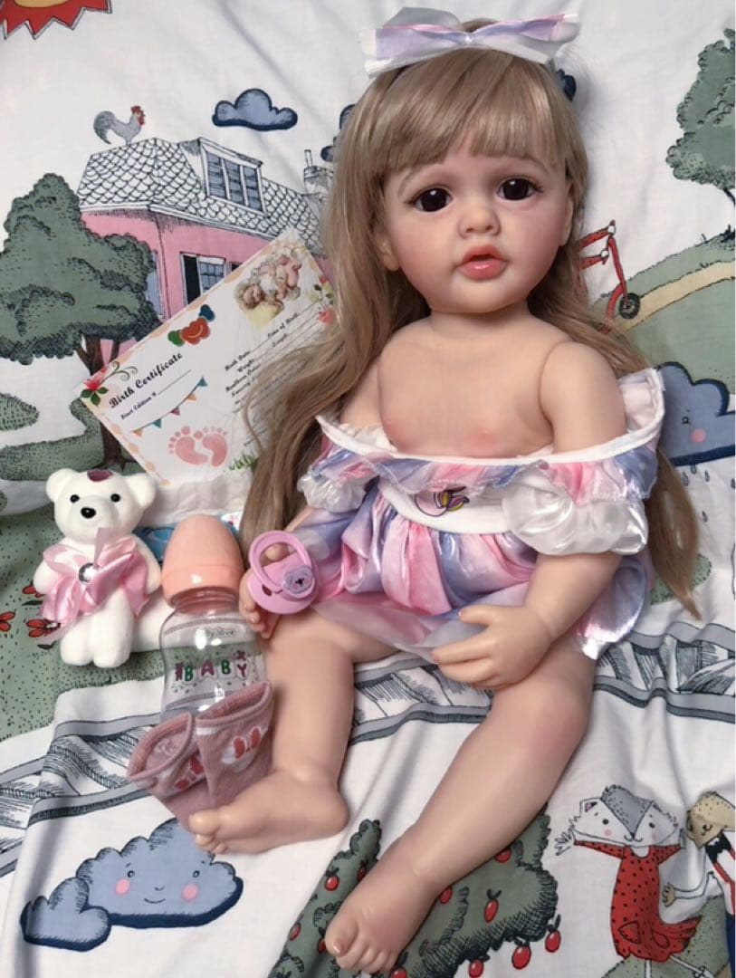 ⭐︎フルビニール　リペイント　リボーンドール　⭐︎