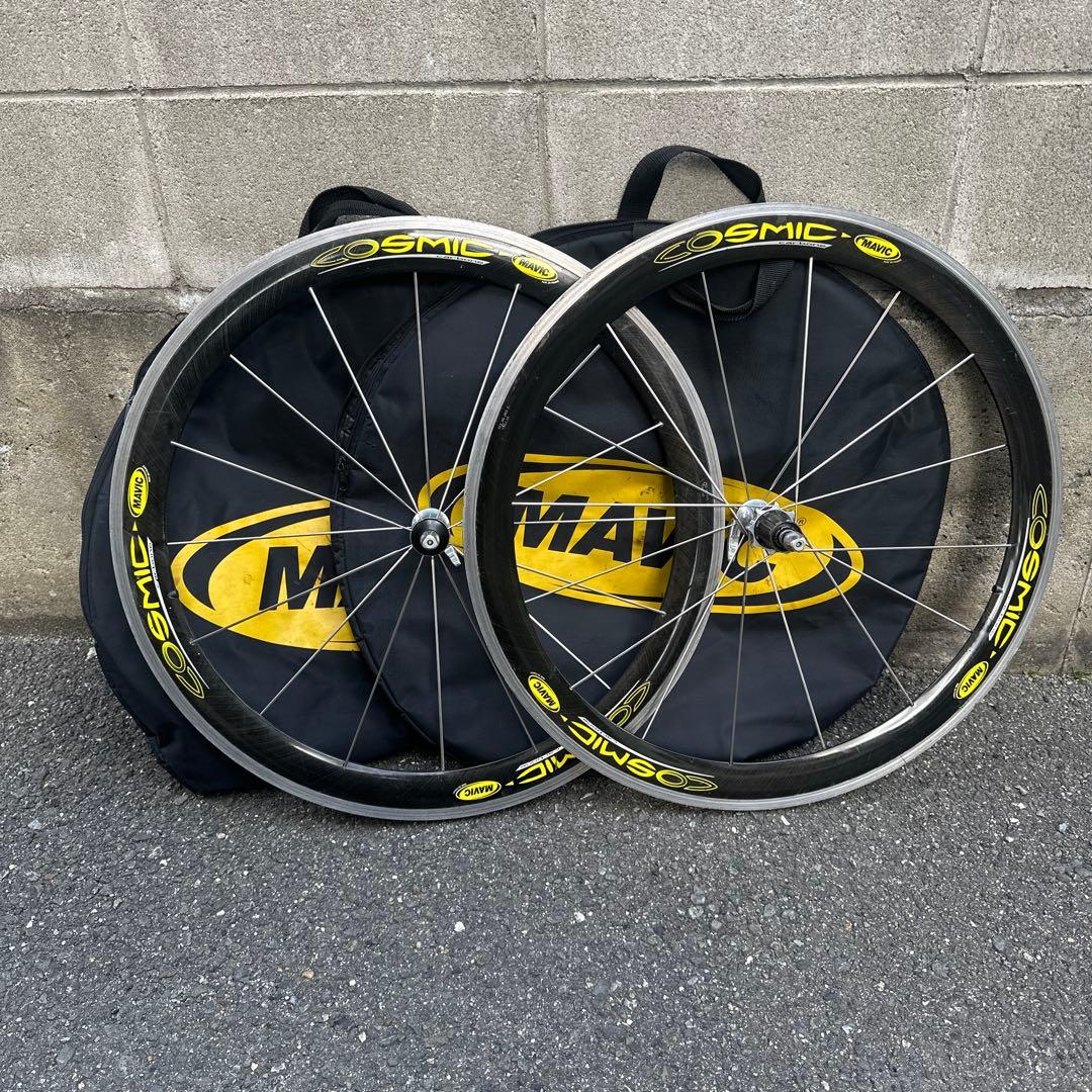 MAVIC COSMIC CARBON チューブラー　ローバイク　ホイールセット