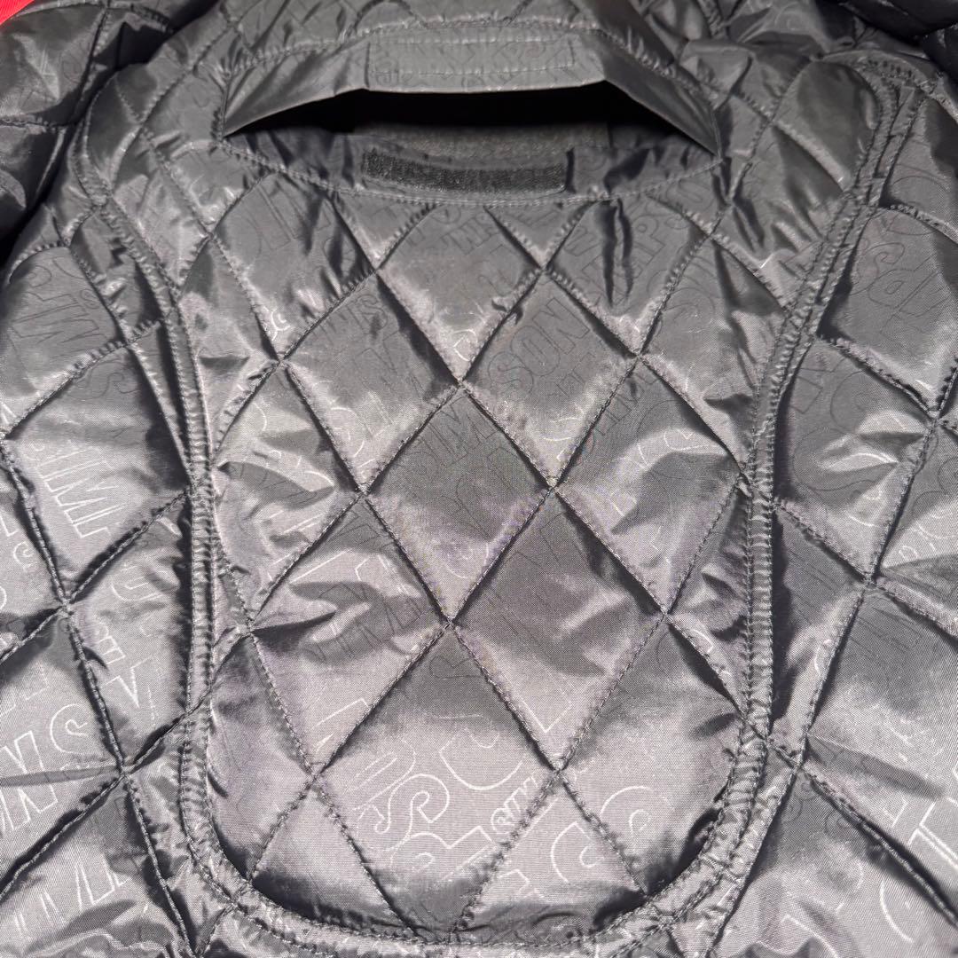 ☆SIMPSON Racing ジャケット レッド 4L 刺繍ロゴ キルティング