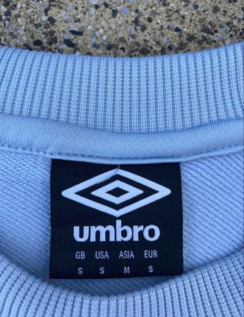 【希少デザイン】アンブロxエバートンFC スウェットシャツ　デカロゴ　 M