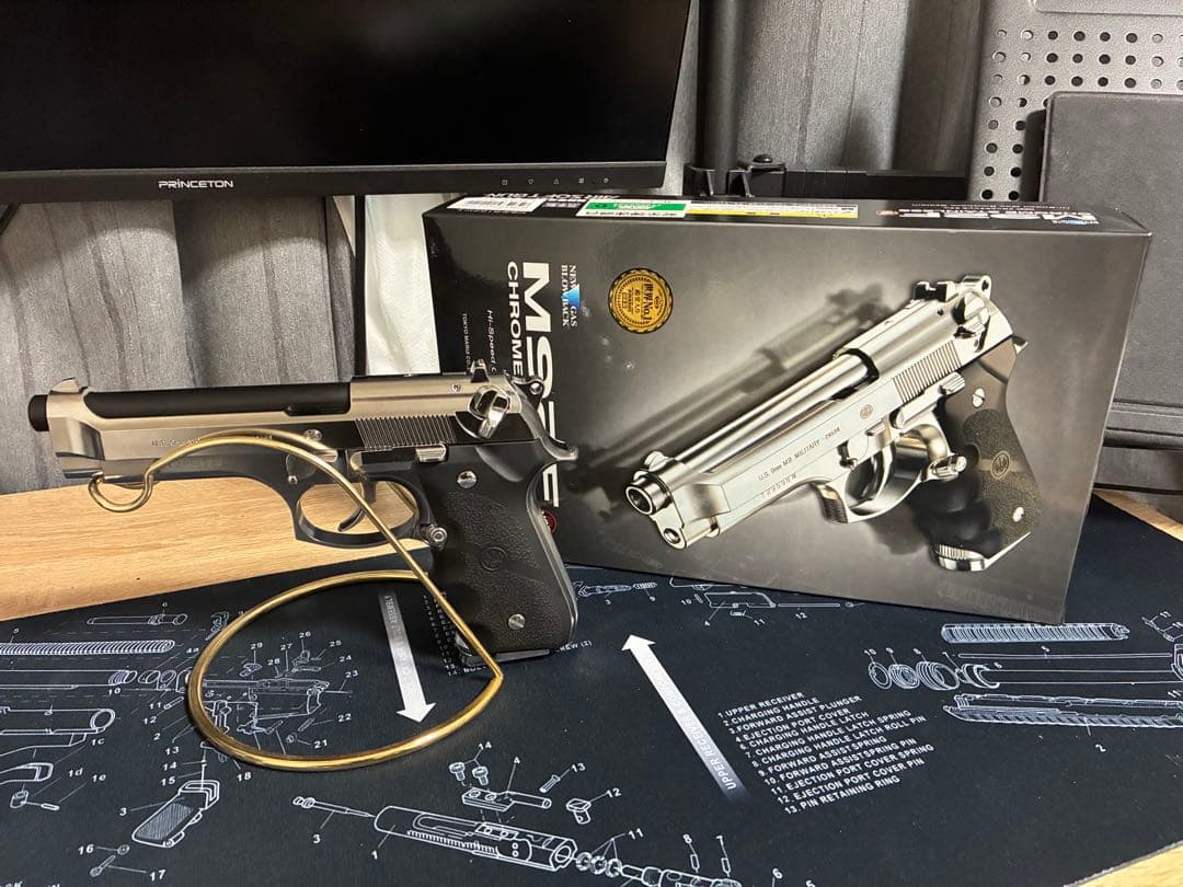 東京マルイ M92Fクロームステンレス 美品