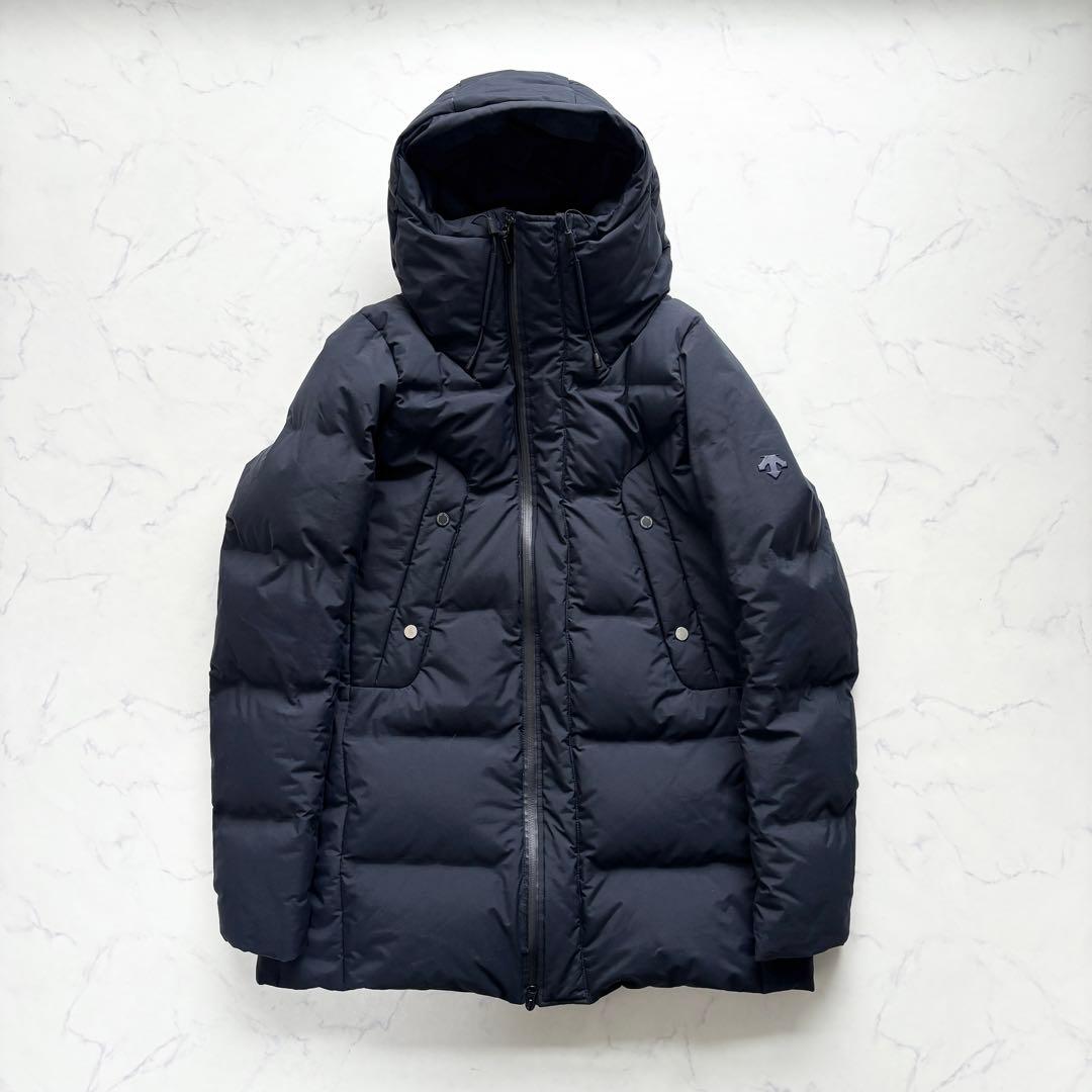 デサントオルテライン VECTOR ダウンジャケット ダークネイビー O