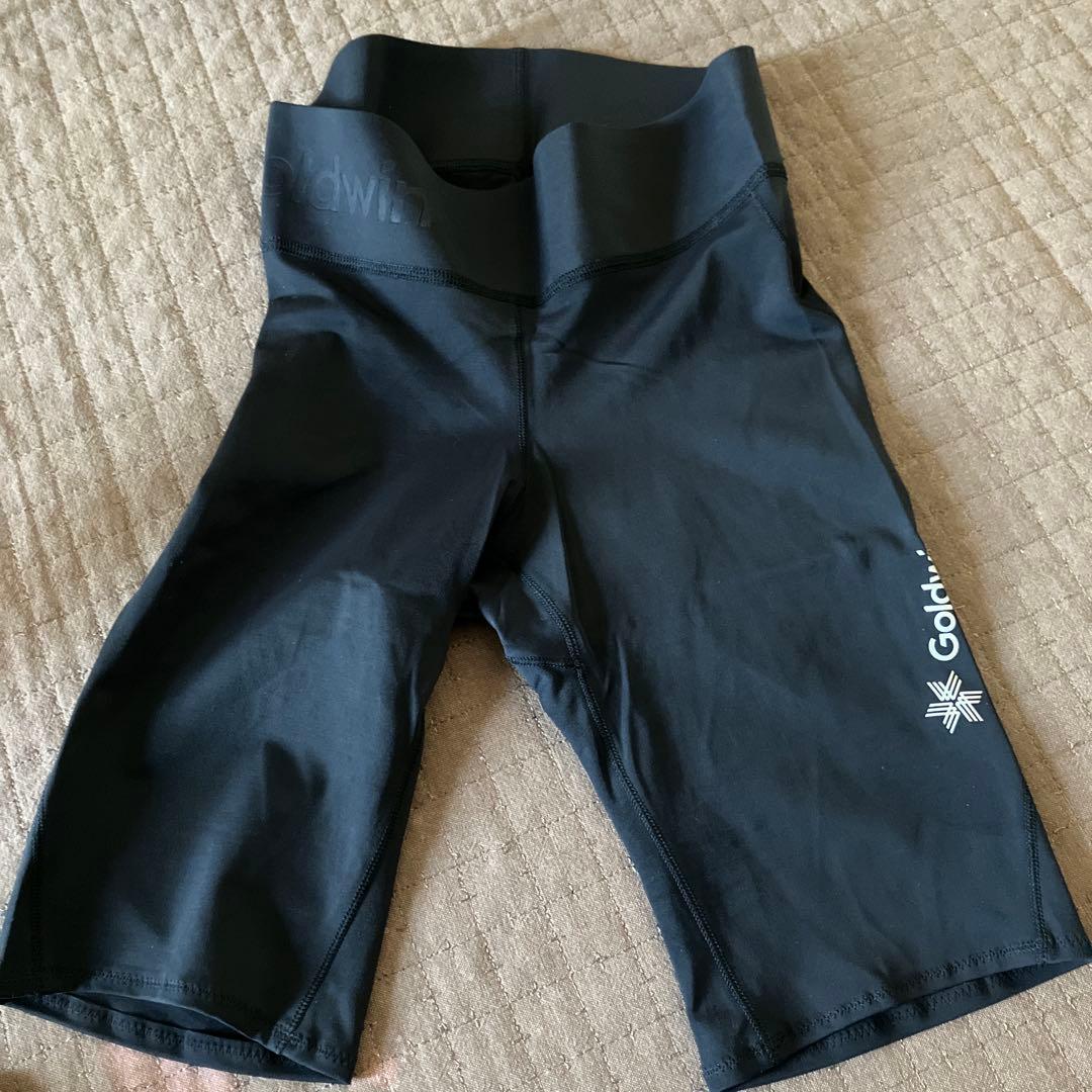 Goldwin インスピレーションハーフタイツ Sブラック