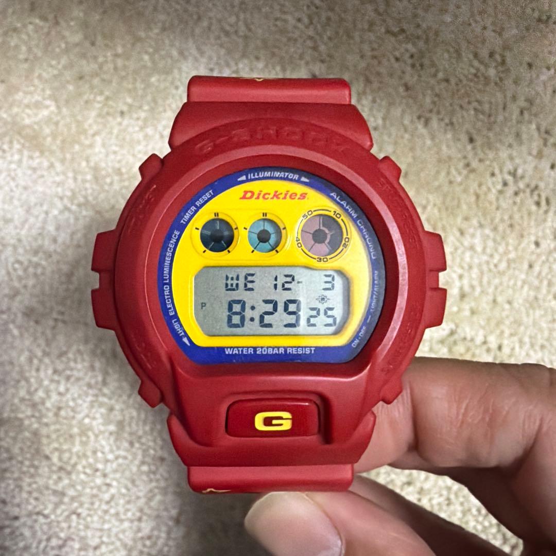 G-SHOCK×Dickiesコラボ 腕時計 レッド