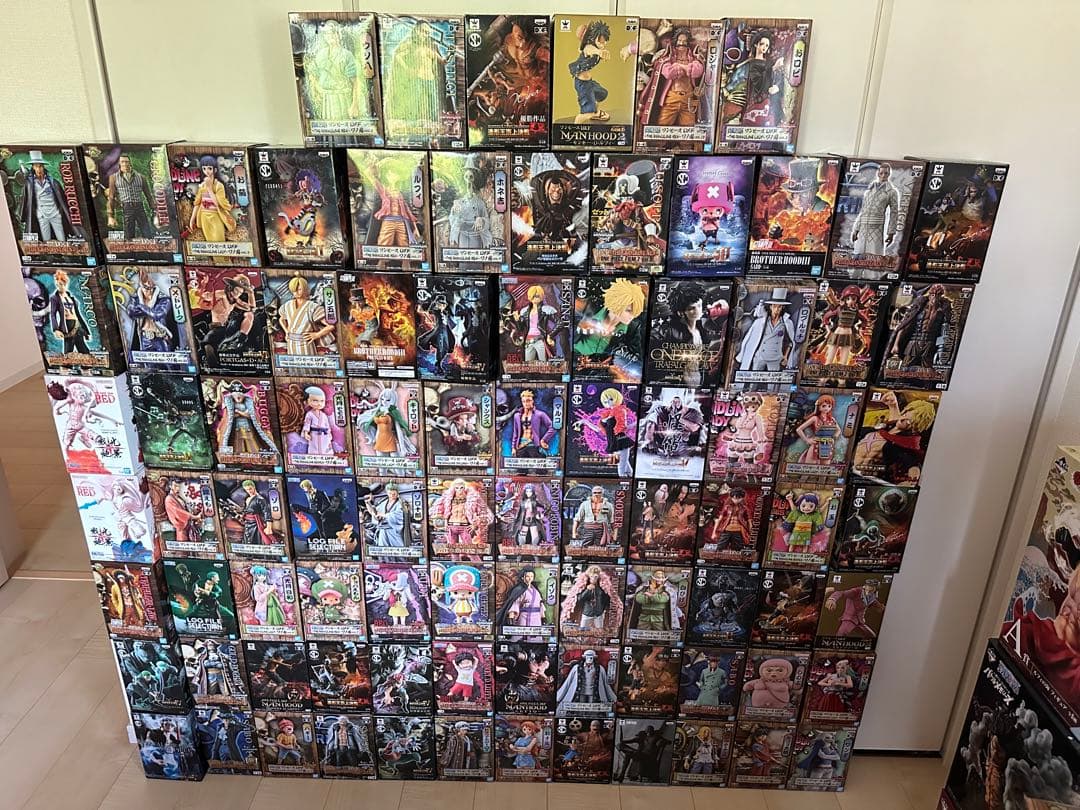 ワンピースフィギュア引退品90個まとめ売り