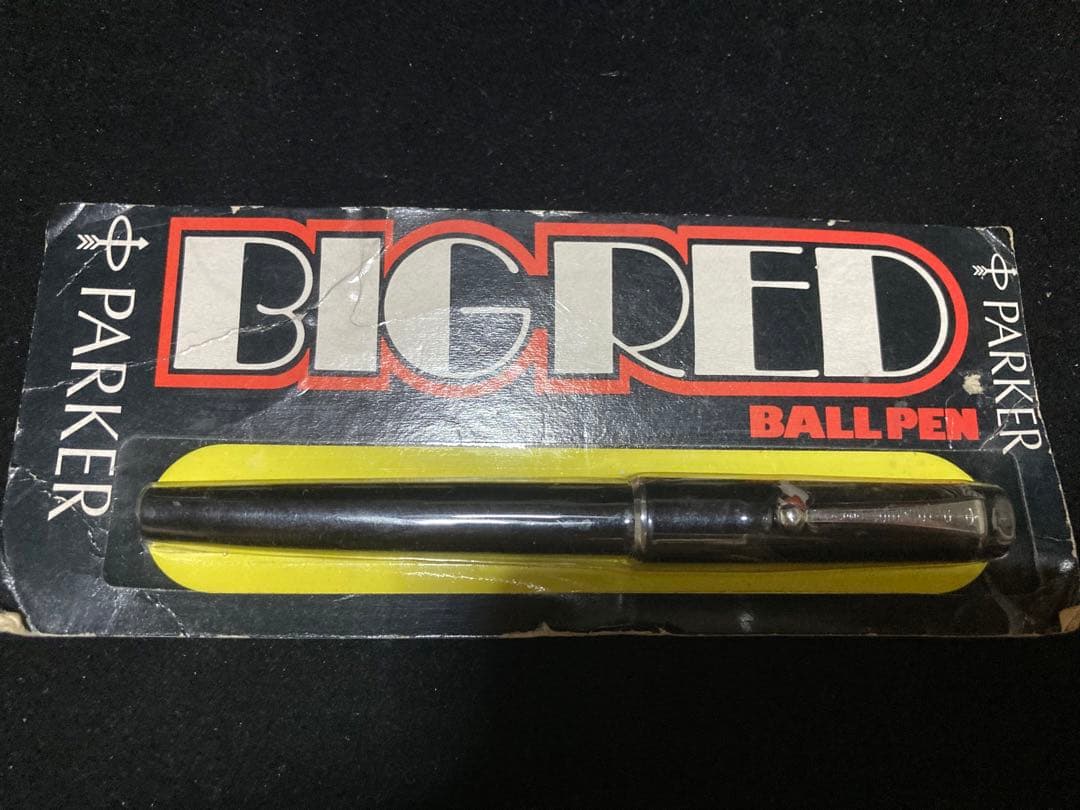 【新品未使用】 1970年代　パーカー ボールペン ビッグレッド ブラック