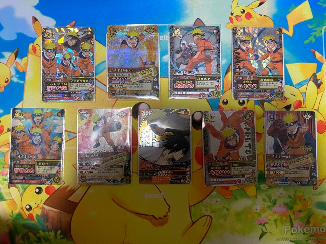 うずまきナルト　NARUTOデータカードダス　セット売り