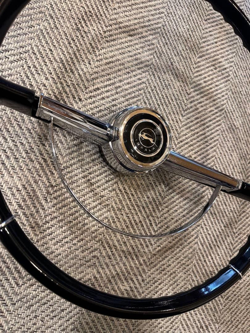 1964 インパラ　ステアリング　ホイール 黒