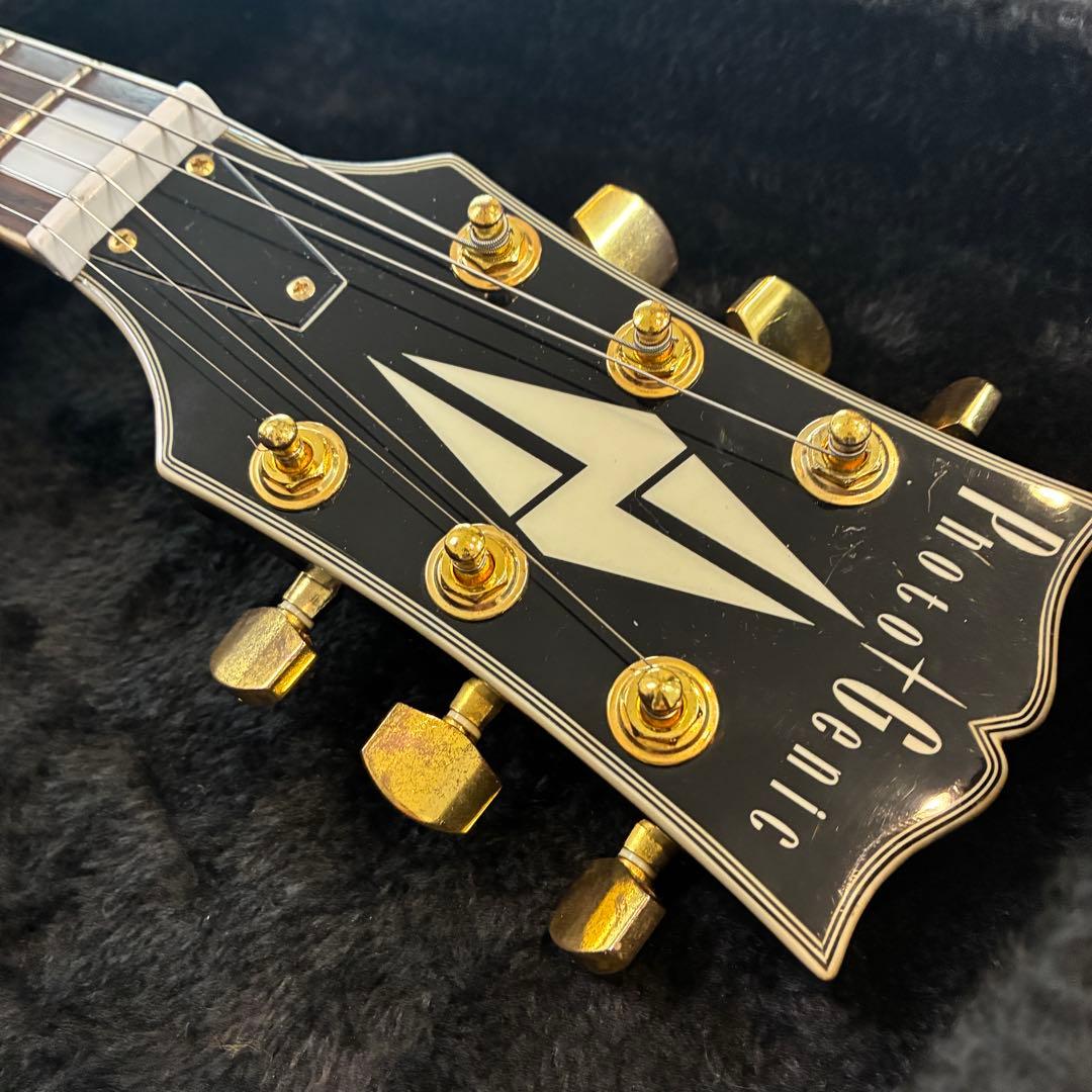 【状態良好】Photogenic フォトジェニック　レスポールカスタム　黒