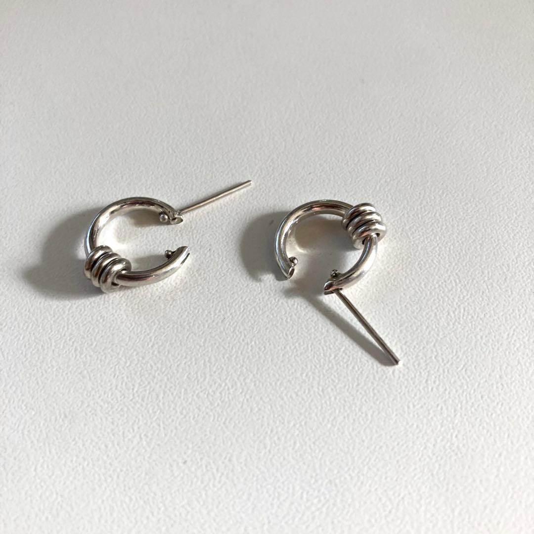 お客片耳ノーブランド　シルバー925 16mm ヤマト着用　登坂着