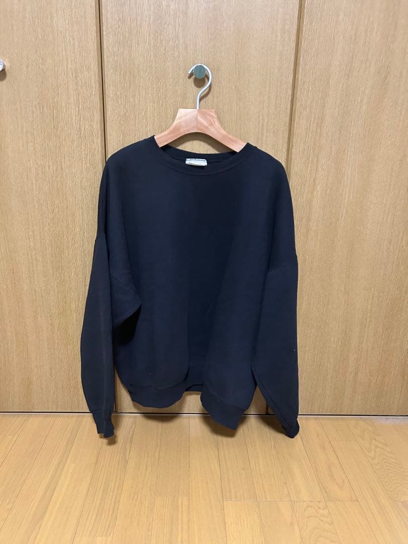 Hanes プレミアムウェイト スウェット ブラック