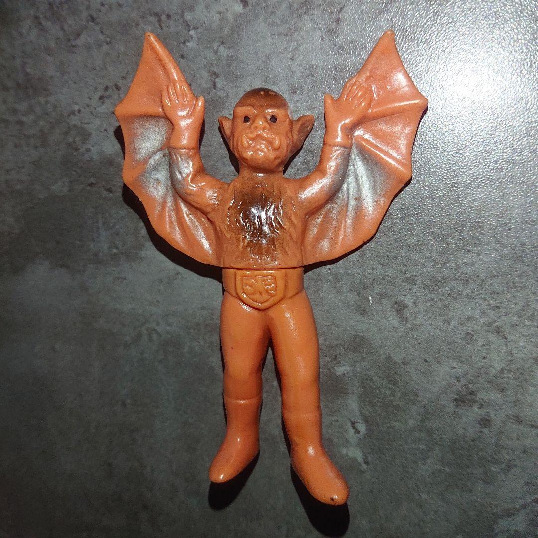 初期バンダイ/タカトク/コウモリ男 ソフビ セット