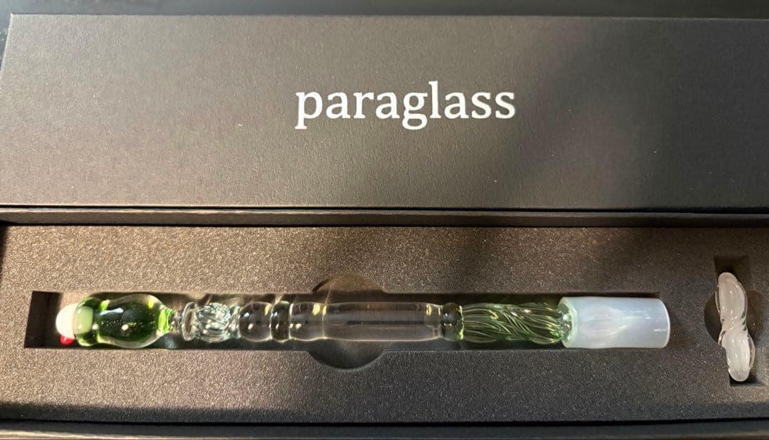 paraglass ガラスペン クリームソーダ 緑 パラグラス