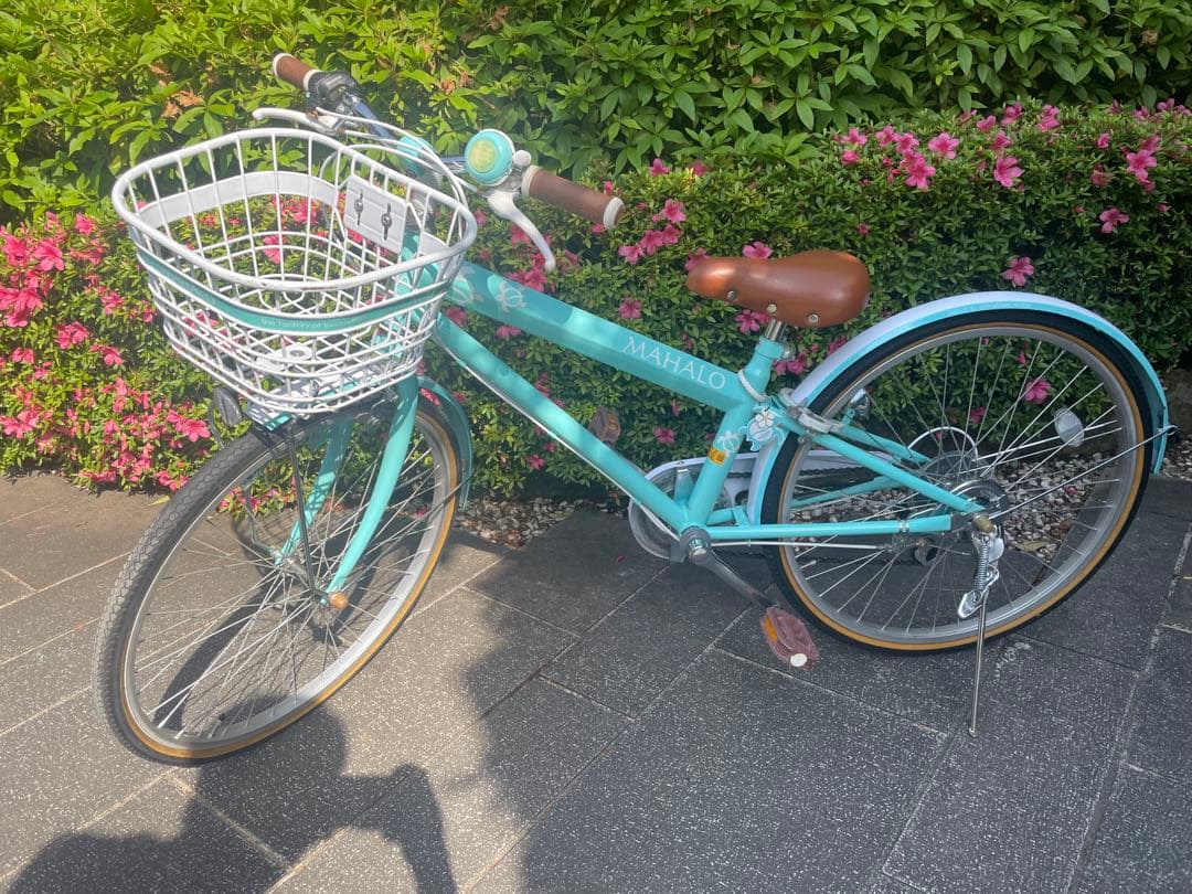 AEON販売子供用自転車：MAHALO 24インチ アクアブルー