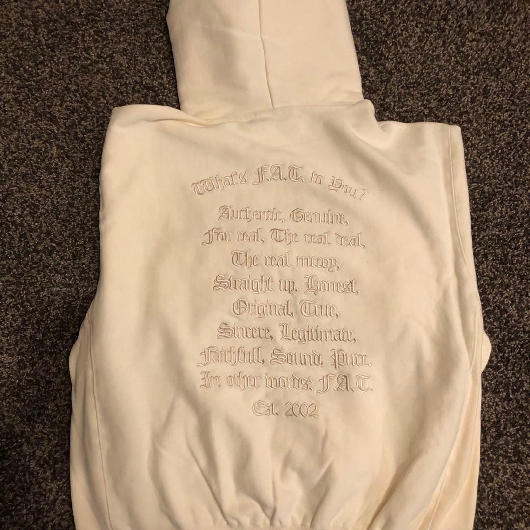 F.A.T. フード付きスウェット オフホワイト