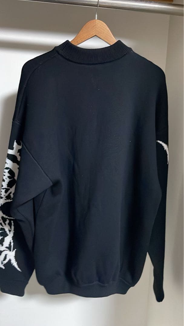 トップス VETEMENTS 23AW L DOUBLE LOGO SWEATER