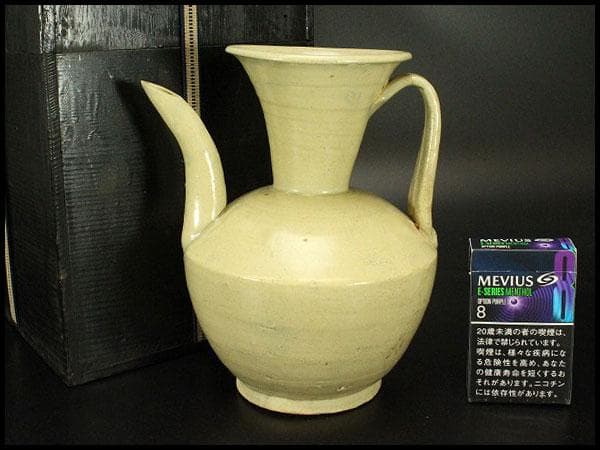 中国美術 古陶磁 白磁 水注(ZE591)