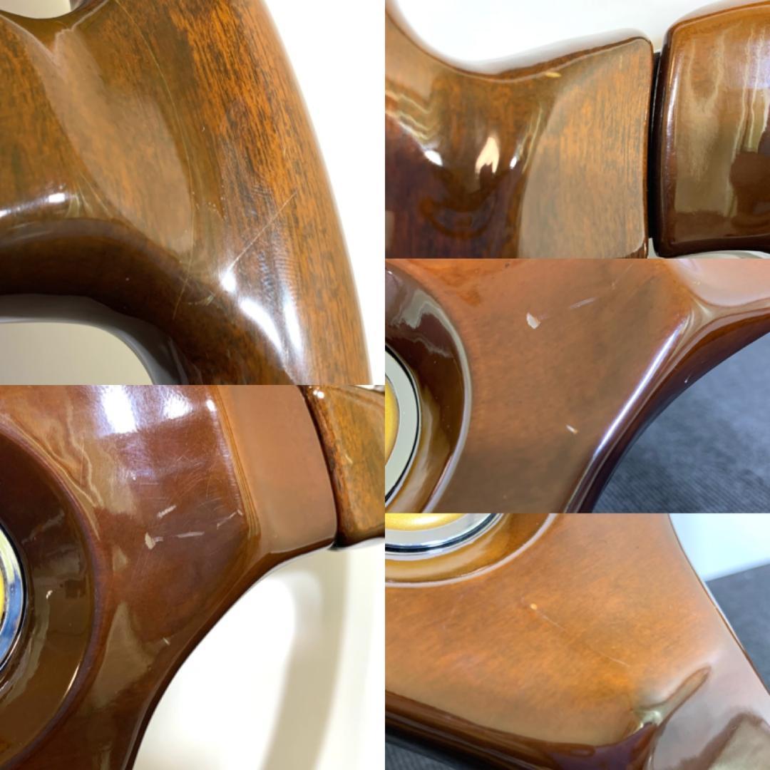 エムズスピード ウッド ステアリング センターパッド ホーンボタン付 希少