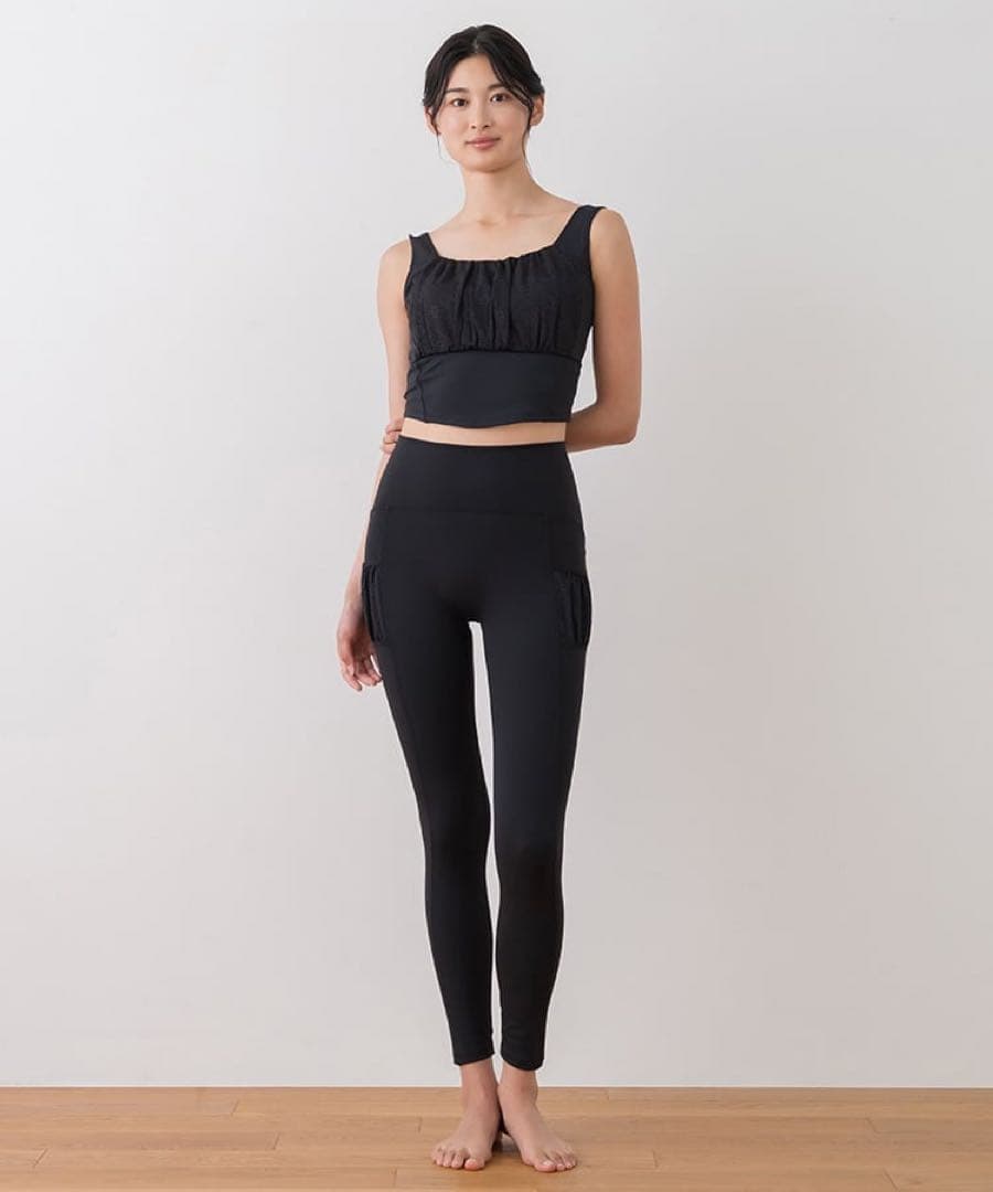 【SUKALA】 フラワーレースブラトップ ブラック Mサイズ 新品タグ付き