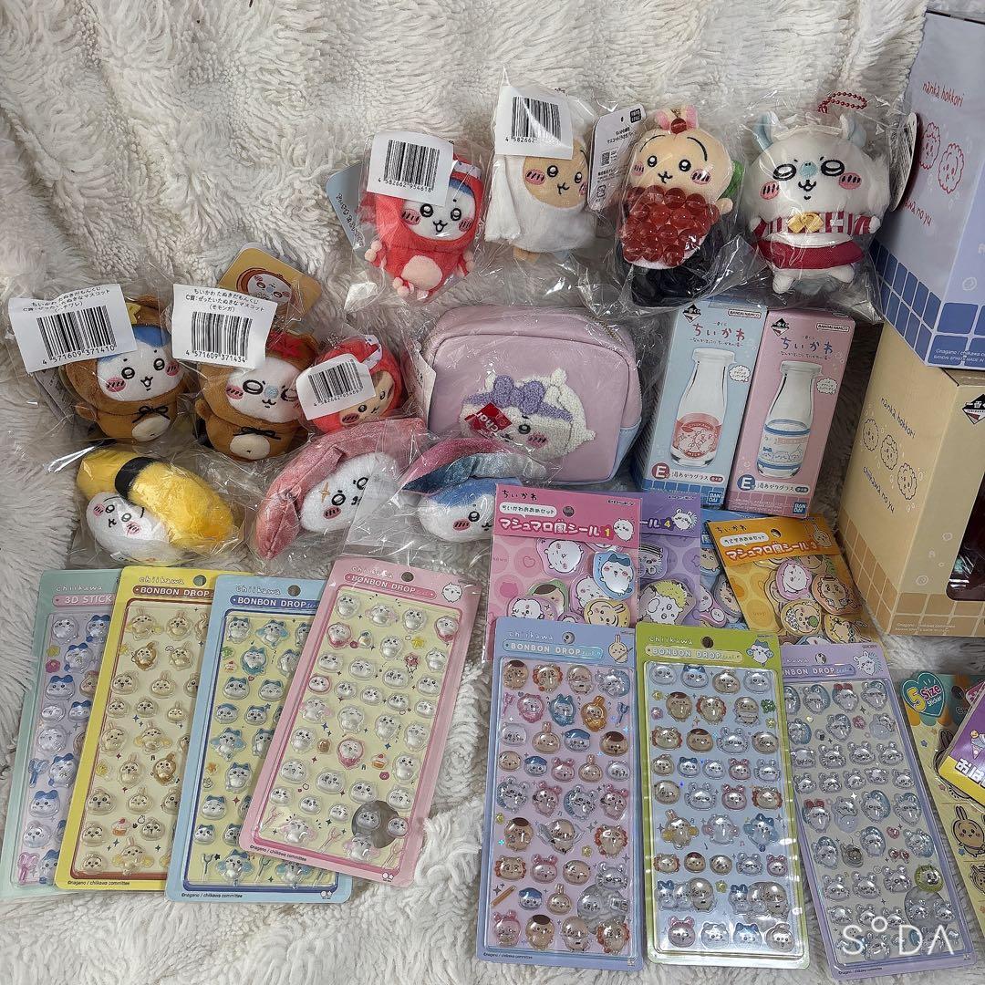 ちいかわ　まとめ売り　ボンボンドロップシール　正規品　おはじきシール　マスコット
