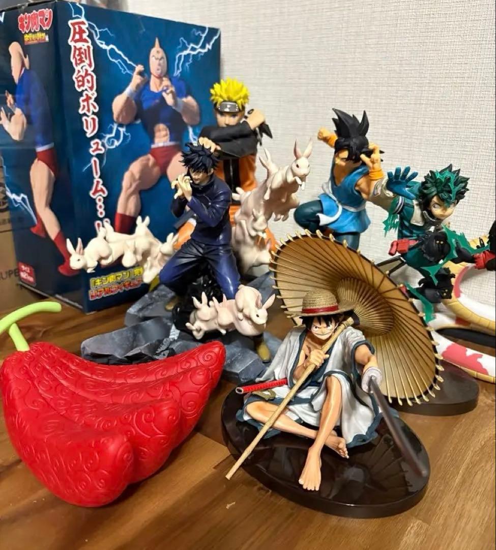 ジャンプ　ワンピース　ナルト　ヒロアカ　フィギュア　まとめ売り　8点セット