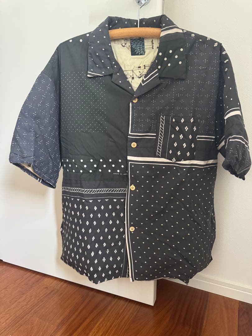 WALLIS DOWN SHIRT S/S (C/SI)バンダナ