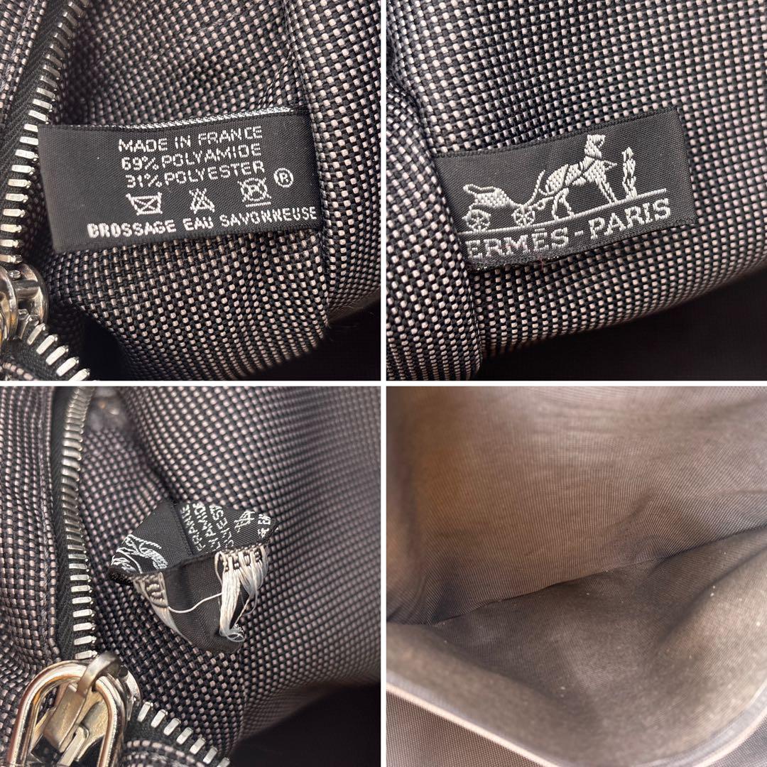 エルメス エールライン TGM ボストンバッグ 旅行カバン トートバッグ