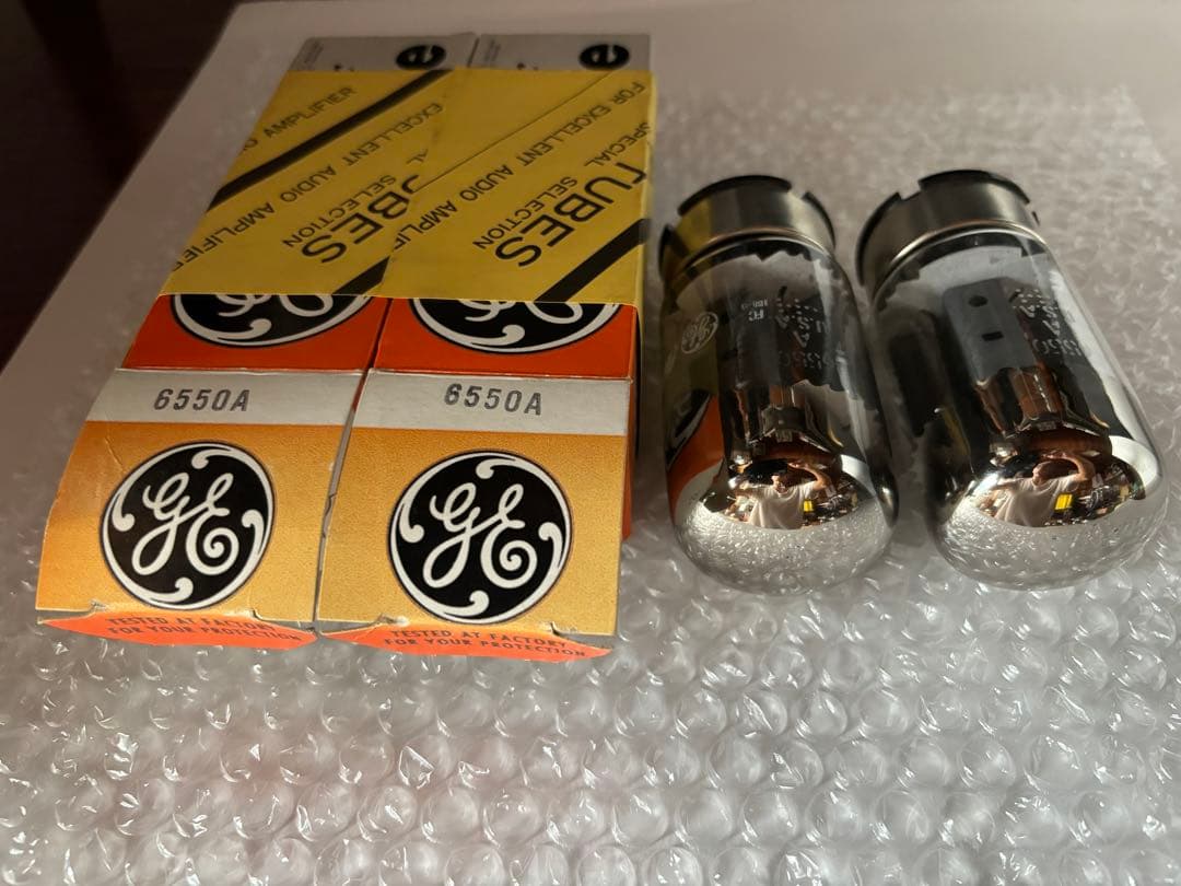 GENERAL ELECTRIC 6550A 真空管　2本