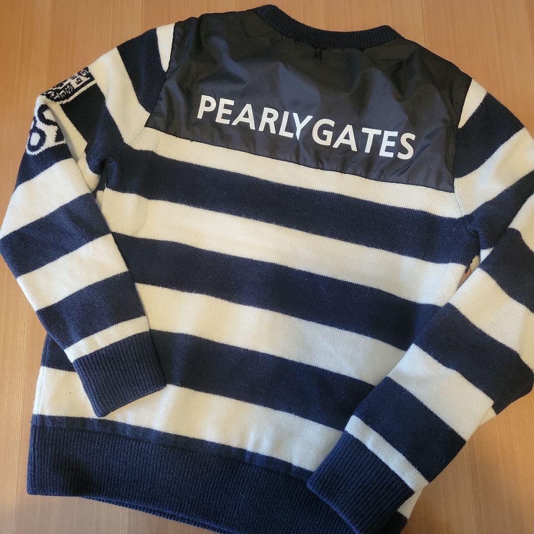 美品✨お洒落あったか❤パーリーゲイツ 裏地付きウールニット☆