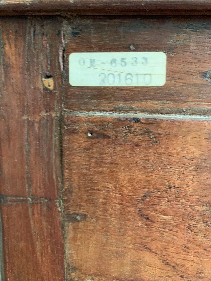 ビンテージ　古家具　リメイク　ショーケース　アイアン脚