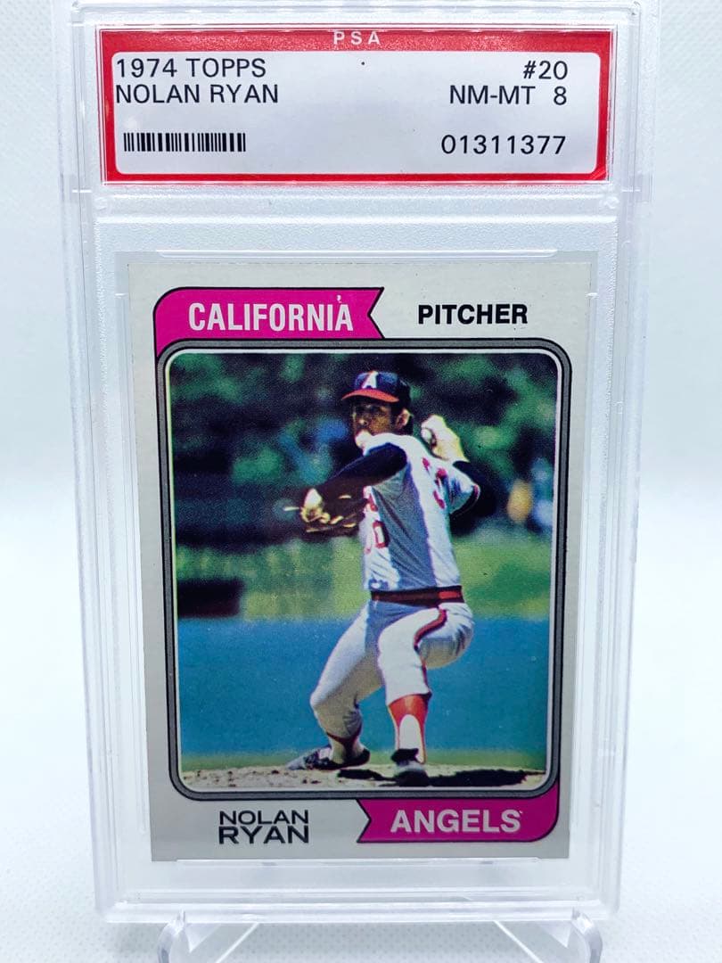 1974 Topps NOLAN RYAN PSA 8 ビンテージ MLB
