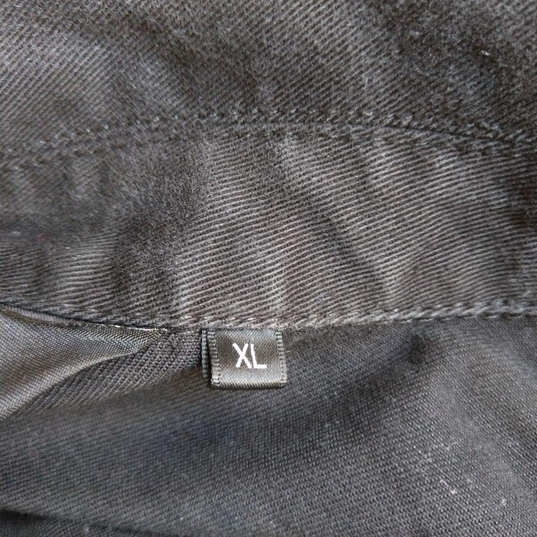 バンソン ツナギ XL 刺繍 ブラック 黒 バイカー バイク