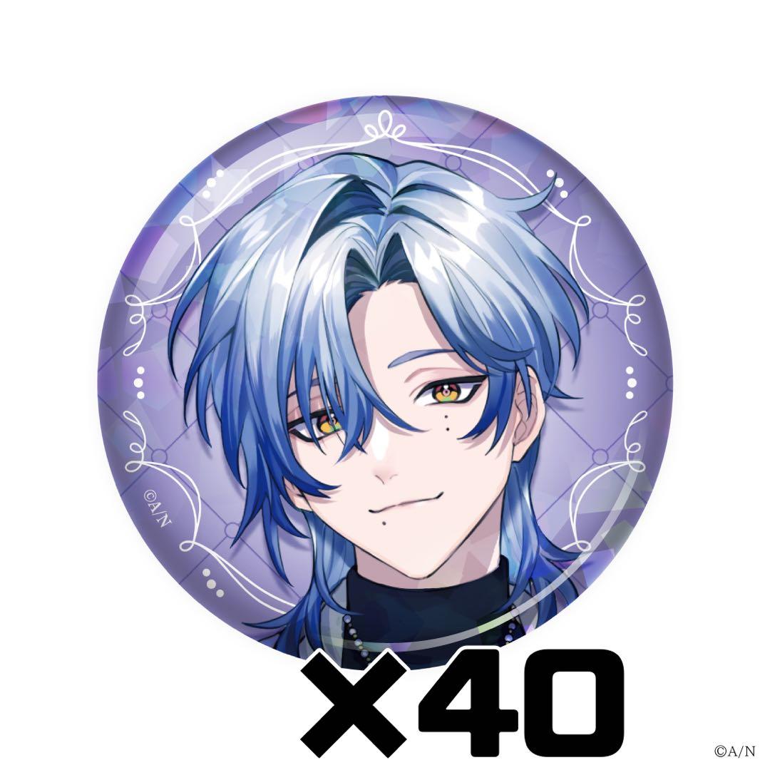 にじさんじ　ミラン・ケストレル　半年記念　缶バッジ