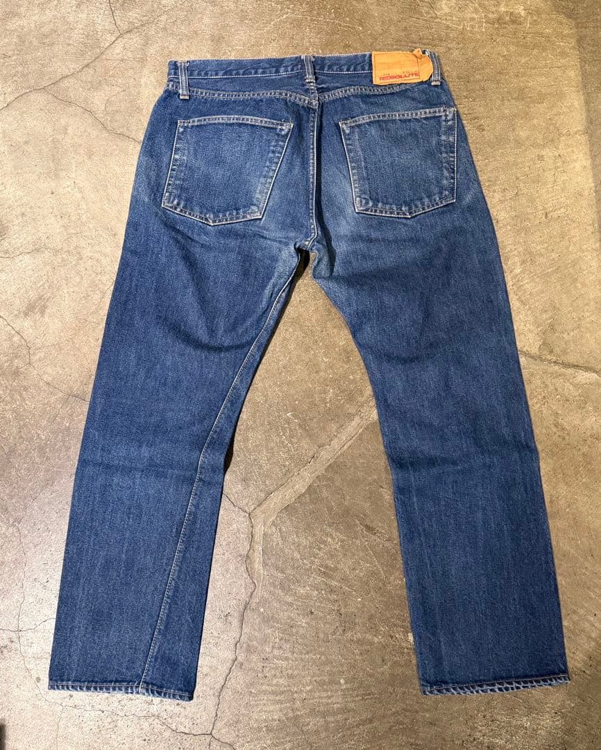 リゾルト② RESOLUTE 710 W34 L30 色落ち良好