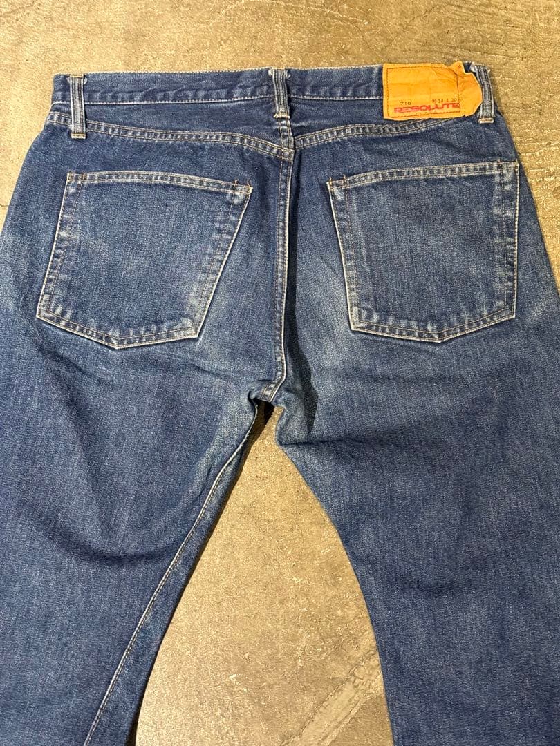 リゾルト② RESOLUTE 710 W34 L30 色落ち良好