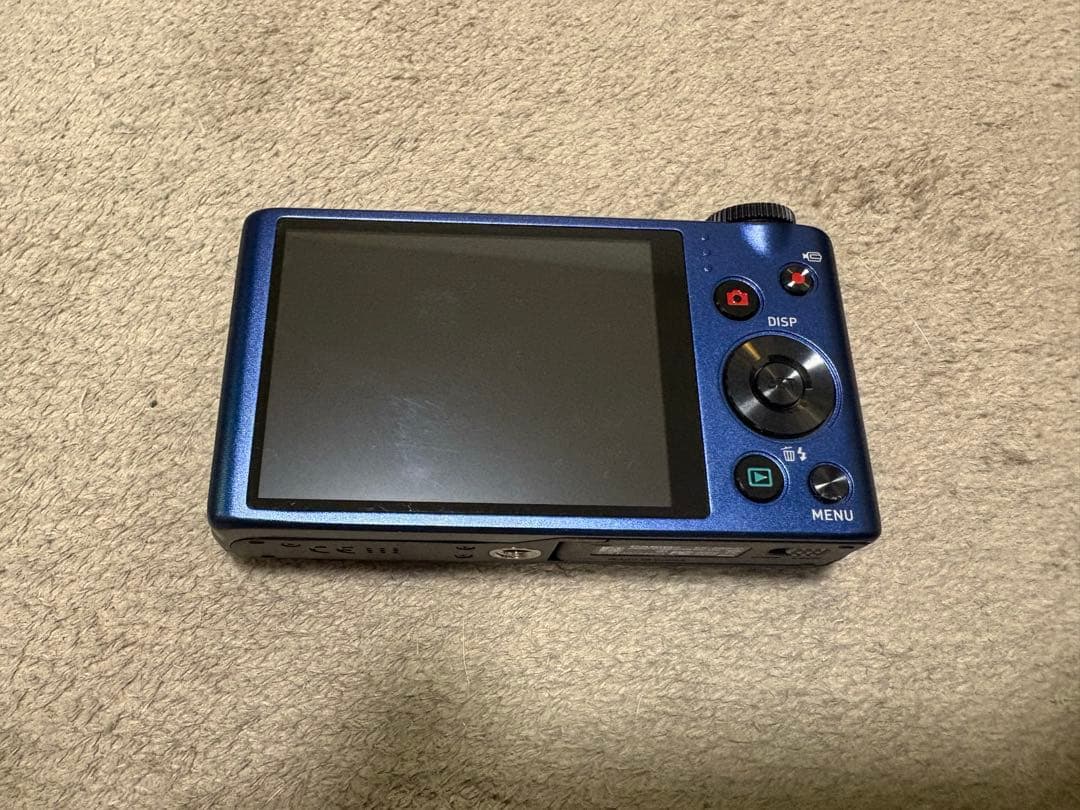 CASIO EXILIM 青色 コンパクトデジタルカメラ　EX-ZR200