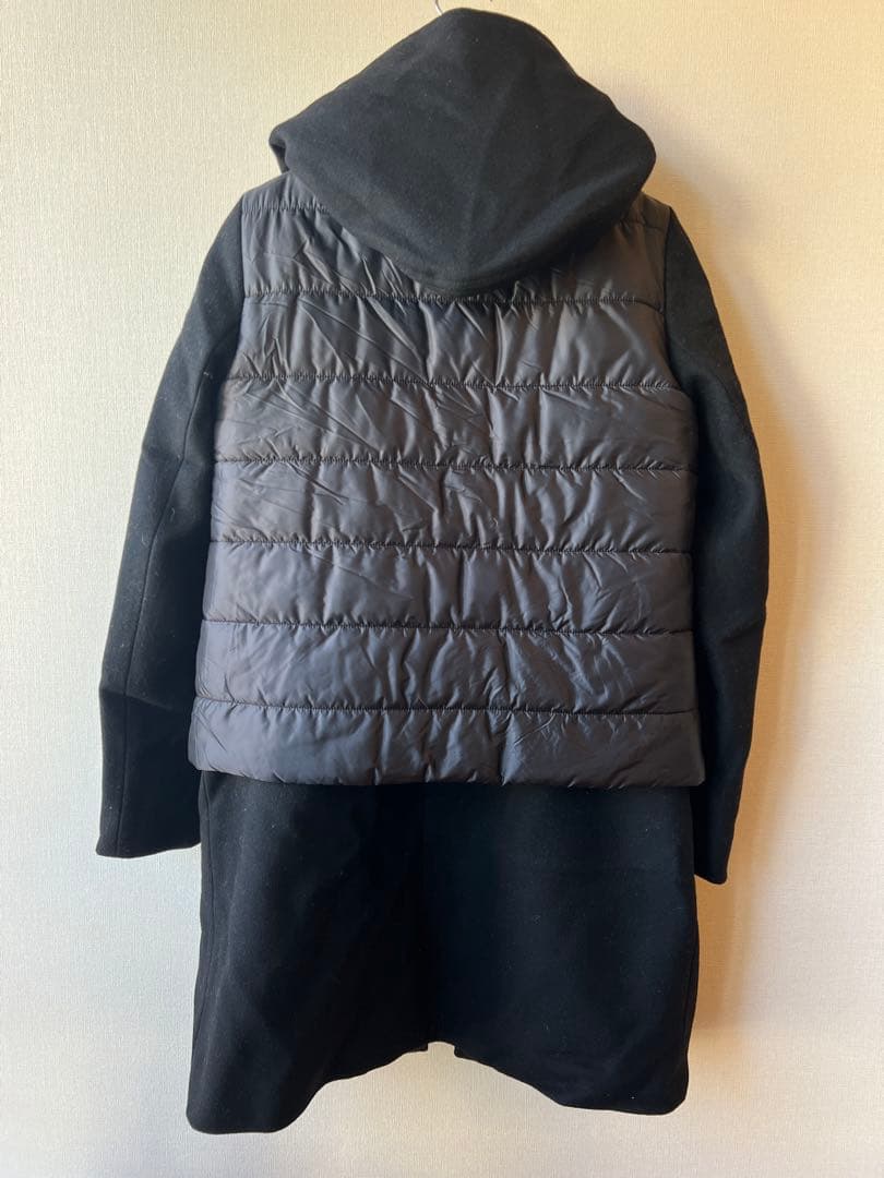 値下げ‼️SEVENTY ブラック ダウンベスト付き44